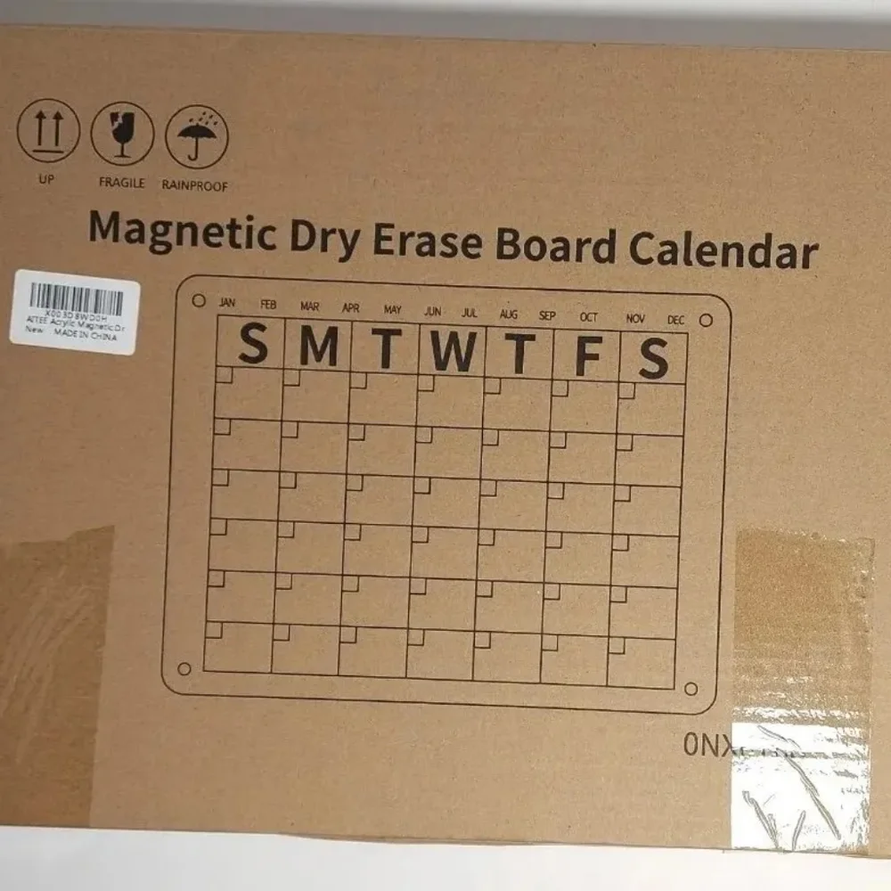 Magnetic Dry Erase Board Calendar